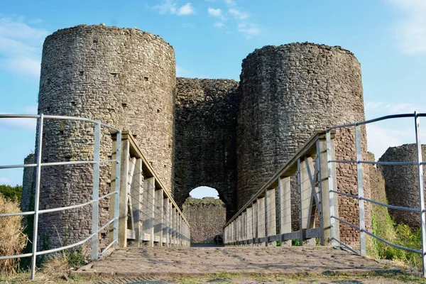 Abergavenny Монмутшир Уельс Вересня 2020 Білий Замок Історична Спадщина Відкрита — стокове фото