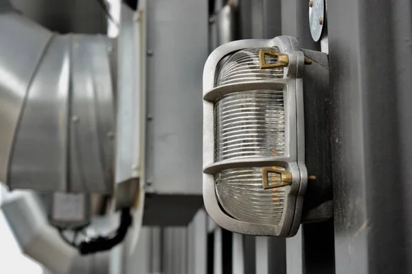 Industrial lighting, glass in aluminium casing