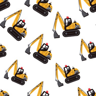 Beyaz arka planda kesintisiz endüstriyel desen