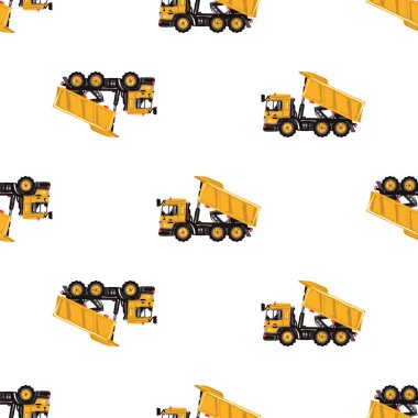 Beyaz arka planda kesintisiz endüstriyel desen