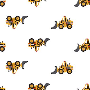 Beyaz arka planda kesintisiz endüstriyel desen