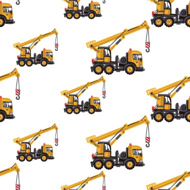 Beyaz arka planda kesintisiz endüstriyel desen