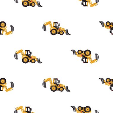 Beyaz arka planda kesintisiz endüstriyel desen