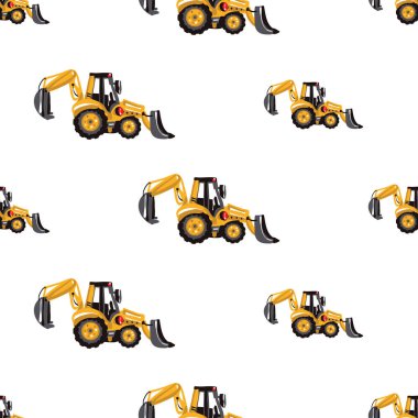 Beyaz arka planda kesintisiz endüstriyel desen