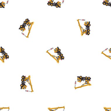 Beyaz arka planda kesintisiz endüstriyel desen