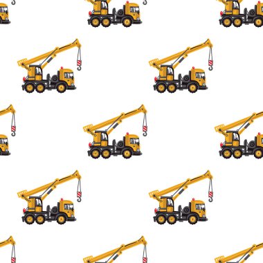 Beyaz arka planda kesintisiz endüstriyel desen