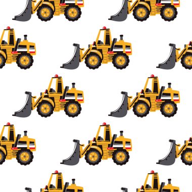 Beyaz arka planda kesintisiz endüstriyel desen