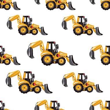 Beyaz arka planda kesintisiz endüstriyel desen