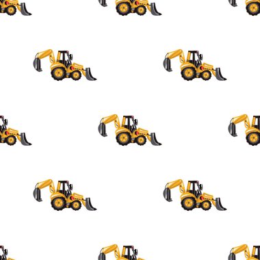 Beyaz arka planda kesintisiz endüstriyel desen