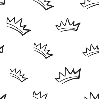 corona, vektör çizim ile Seamless modeli