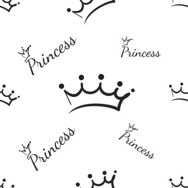 corona, vektör çizim ile Seamless modeli