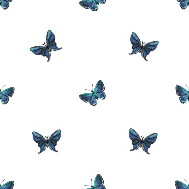 böcekler, vektör çizim ile beyaz arka plan