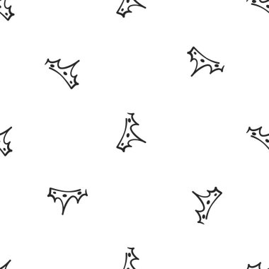 corona, vektör çizim ile Seamless modeli