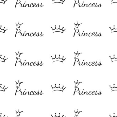 corona, vektör çizim ile Seamless modeli