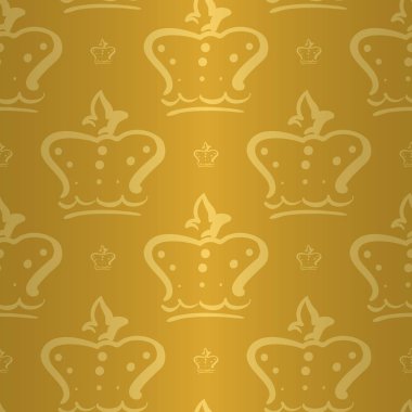 corona, vektör çizim ile Seamless modeli