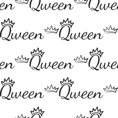 corona, vektör çizim ile Seamless modeli