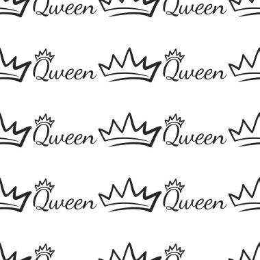 corona, vektör çizim ile Seamless modeli