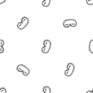 kaşları seamless modeli, vektör çizim