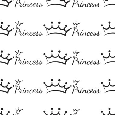 corona, vektör çizim ile Seamless modeli