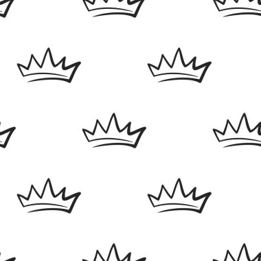 corona, vektör çizim ile Seamless modeli