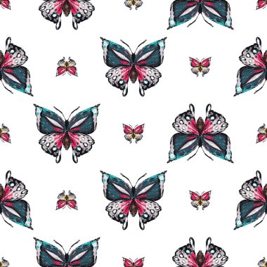 böcekler, vektör çizim ile beyaz arka plan