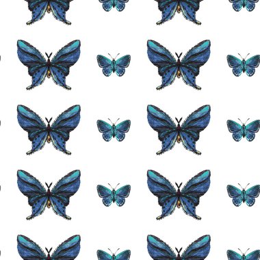 böcekler, vektör çizim ile beyaz arka plan