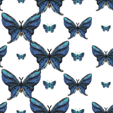 böcekler, vektör çizim ile beyaz arka plan