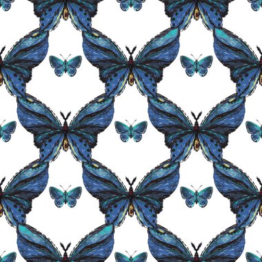 böcekler, vektör çizim ile beyaz arka plan