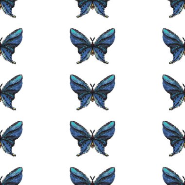 böcekler, vektör çizim ile beyaz arka plan