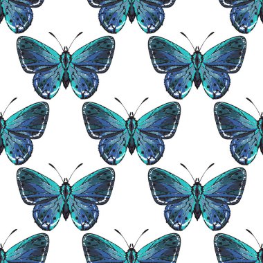 böcekler, vektör çizim ile beyaz arka plan