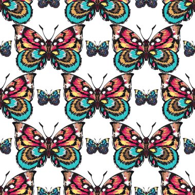 böcekler, vektör çizim ile beyaz arka plan