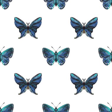 böcekler, vektör çizim ile beyaz arka plan