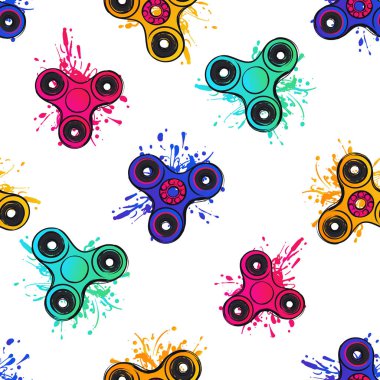 vektör topluca spinners çizim