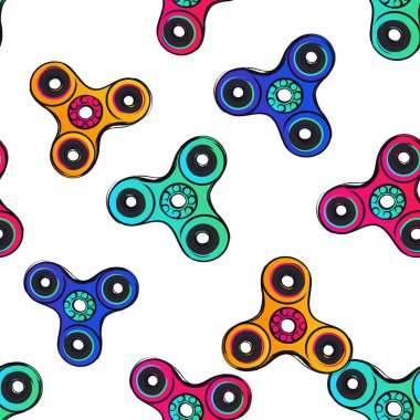 vektör topluca spinners çizim