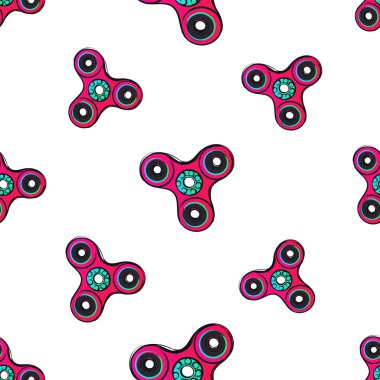 vektör topluca spinners çizim