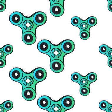 vektör topluca spinners çizim