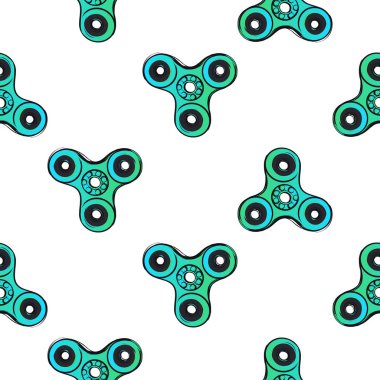 vektör topluca spinners çizim