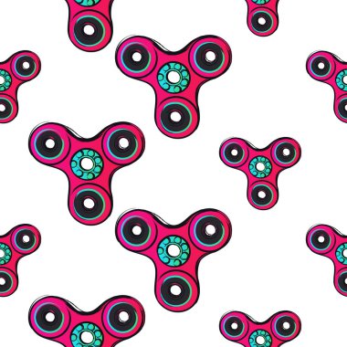 vektör topluca spinners çizim