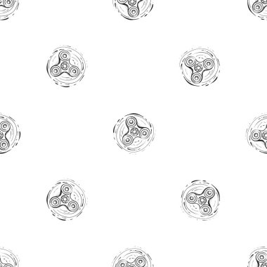 vektör topluca spinners çizim