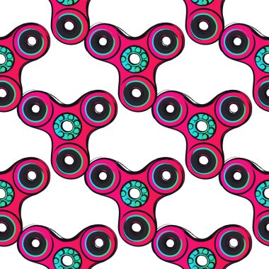 vektör topluca spinners çizim