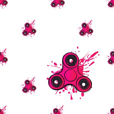 vektör topluca spinners çizim