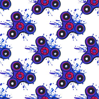 vektör topluca spinners çizim