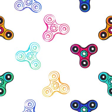 vektör topluca spinners çizim