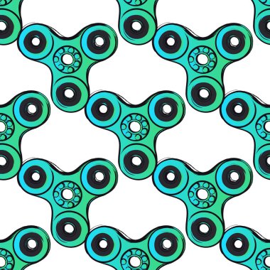 vektör topluca spinners çizim