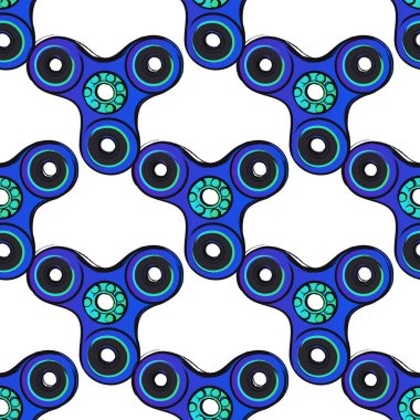 vektör topluca spinners çizim