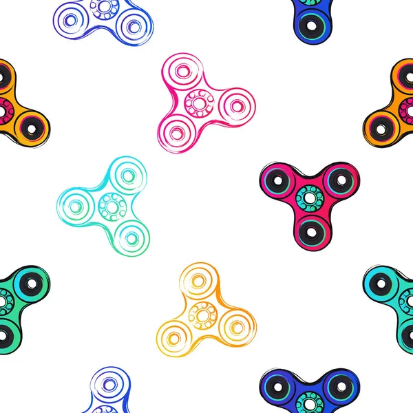 Vector Fidget Spinners Ilustración — Vector de stock