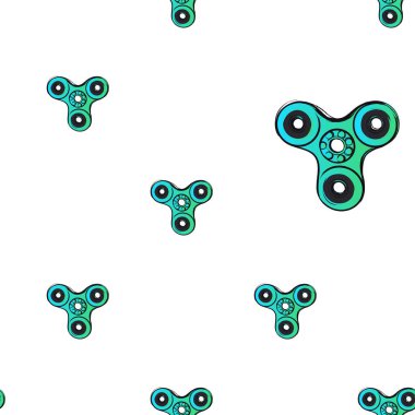 vektör topluca spinners çizim