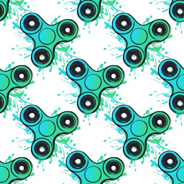 vektör topluca spinners çizim