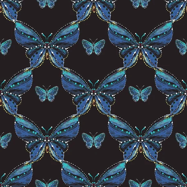 böcekler, vektör çizim ile siyah arka plan