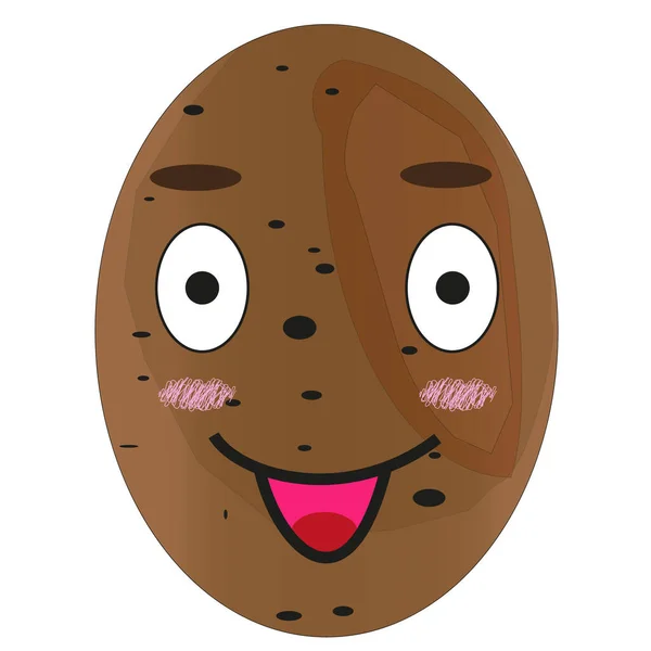 Patates deseni herhangi bir arzu ve hedefiniz için kullanılabilir; çıkartma, çıkartma, maske ya da tişört deseni olarak ya da tek başına bir logo olarak kullanılabilir..